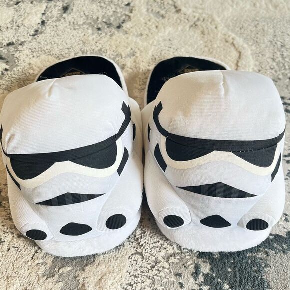 NEW Star Wars Stormtrooper 3D Plush Slippers Size Large - Picture 3 of 7